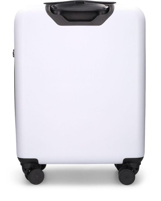Petite valise cabine K-Way pour homme en coloris White
