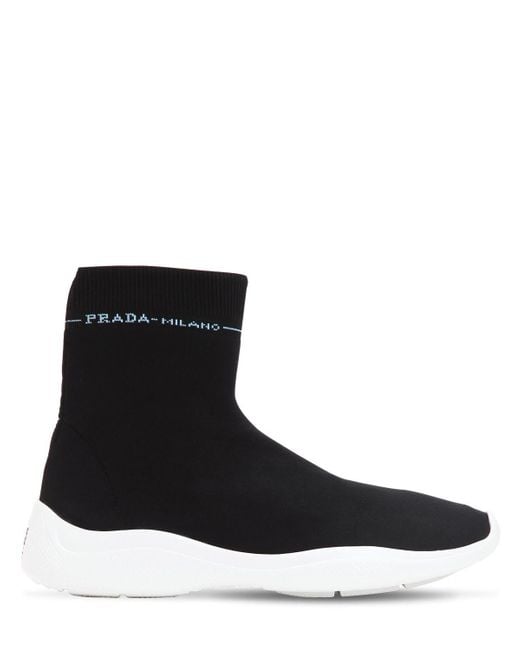 Prada Black Sock-Sneakers