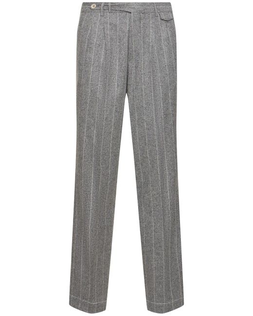 Hombre Traje De Seda Brunello Cucinelli de hombre de color Gray