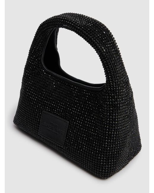 Marc Jacobs Black Handtasche Mit Kristallen "the Mini Sack"