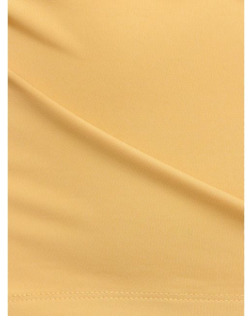 Débardeur en jersey de viscose mélangée fluide Totême  en coloris Yellow