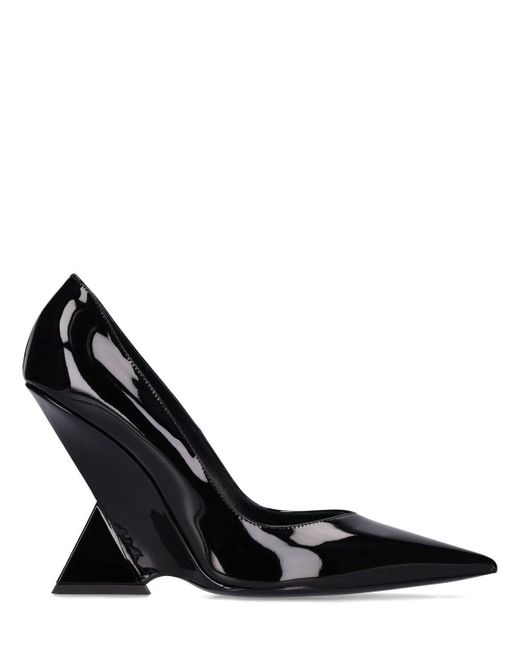 The Attico 105mm Cheope Patent Leather Pumps in Black | Lyst