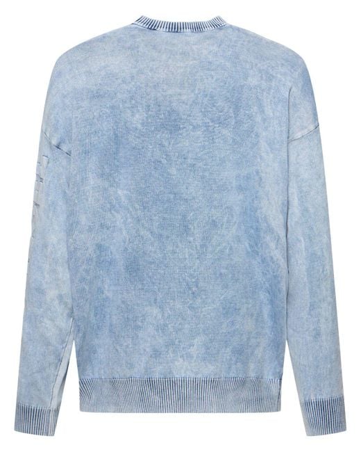 DIESEL Sweatshirt Aus Baumwolle "k-zeros" in Blue für Herren