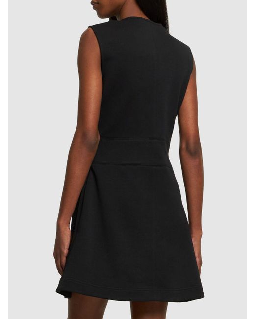 Moncler Cotton Blend Dress Black