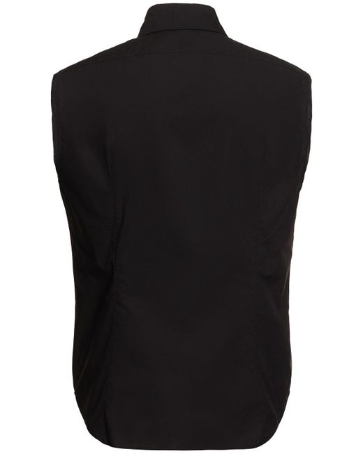 Camicia senza maniche boudewijn di Ann Demeulemeester in Black da Uomo