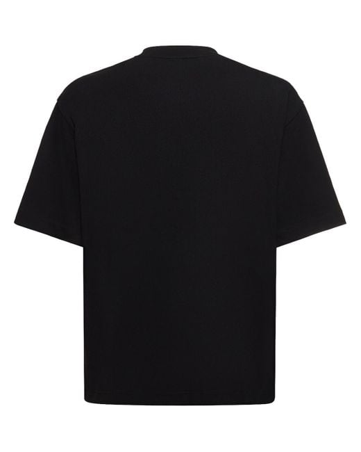 T-shirt ow 23 skate in cotone di Off-White c/o Virgil Abloh in Black da Uomo