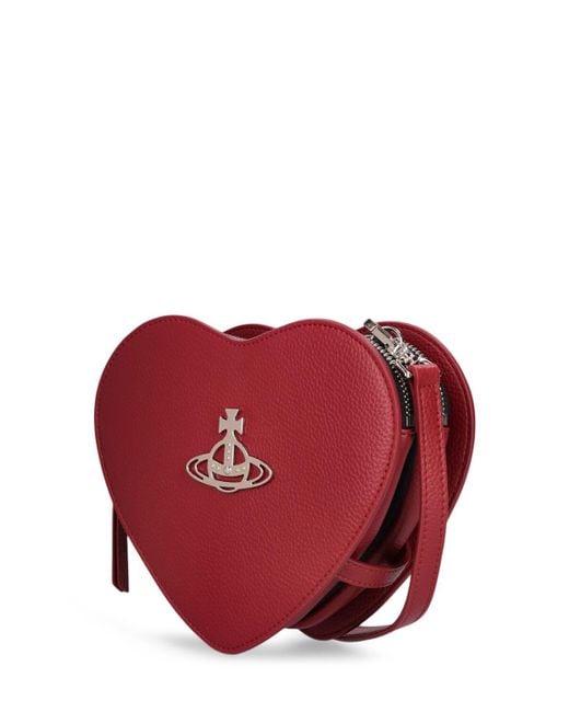 Borsa louise heart in similpelle di Vivienne Westwood in Red