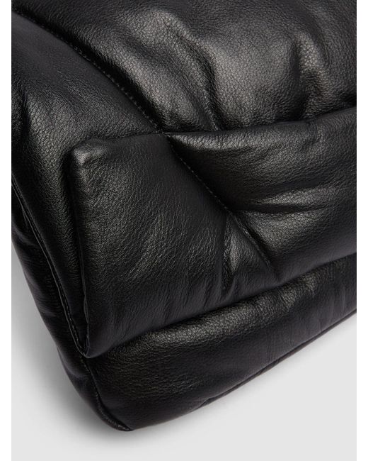 Yohji Yamamoto Black Medium Quilted Leather Bag for men