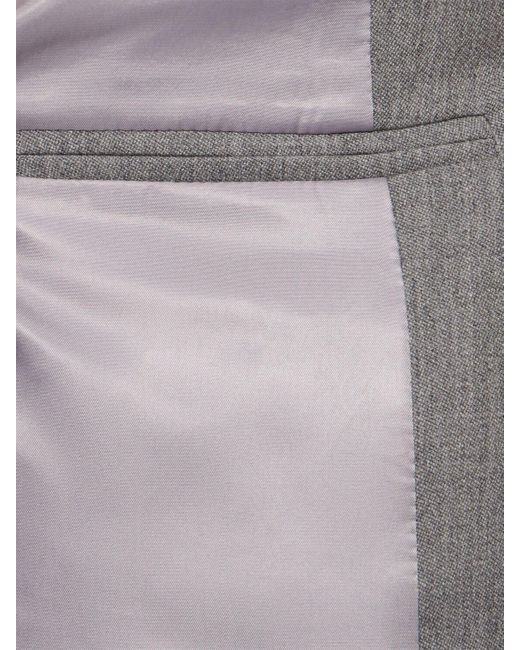 Low Classic Gray Classic Wool Blend Blazer