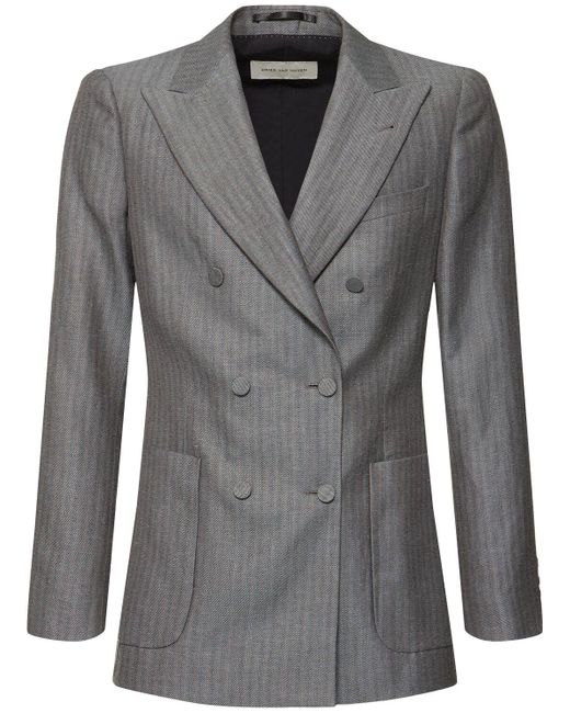メンズ Dries Van Noten Bryce ブレザー Gray