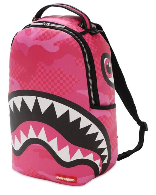 Sprayground Pink Backpack for men
