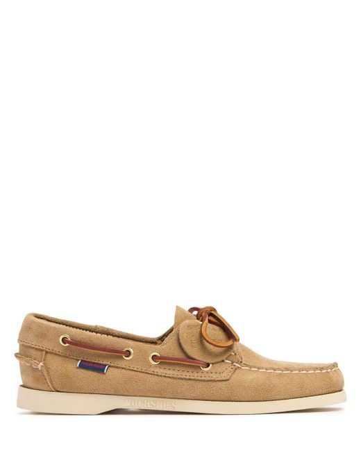 Sebago Portland Artisan スエードデッキシューズ Brown