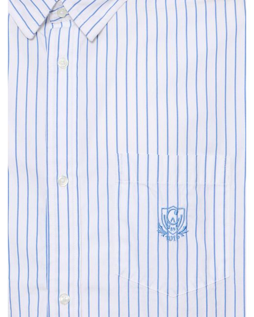 Carhartt Blue Linus Long Sleeve Shirt for men