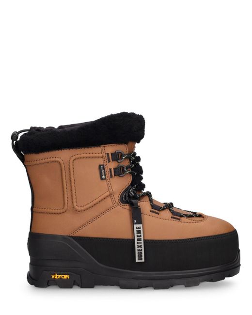 Ugg Black Shasta Leather Hiking Boots
