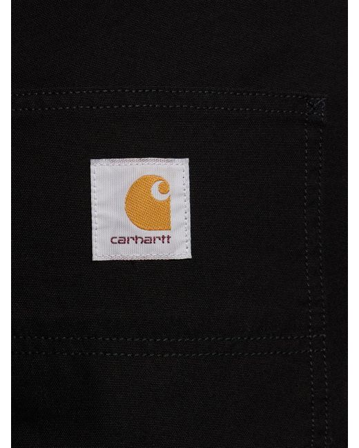 Shorts con doppio ginocchio di Carhartt in Black da Uomo