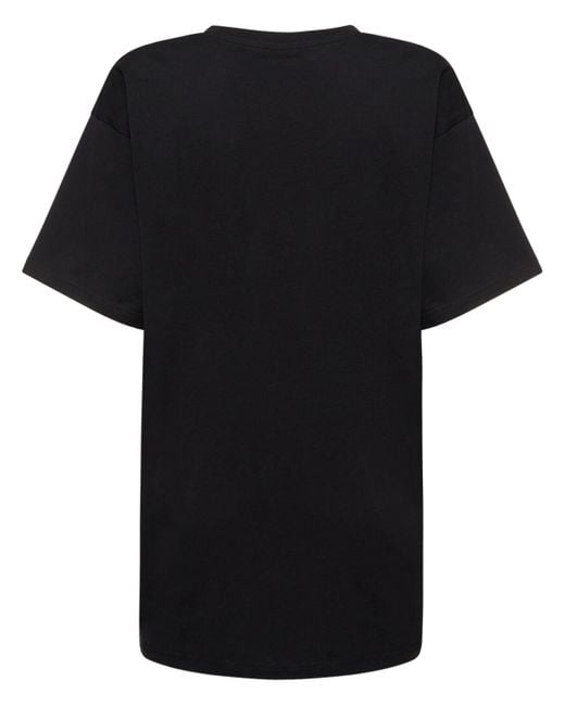 Moschino コットンジャージーtシャツ Black