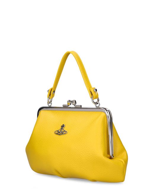 Vivienne Westwood Yellow Tasche Aus Kunstleder "granny Frame"