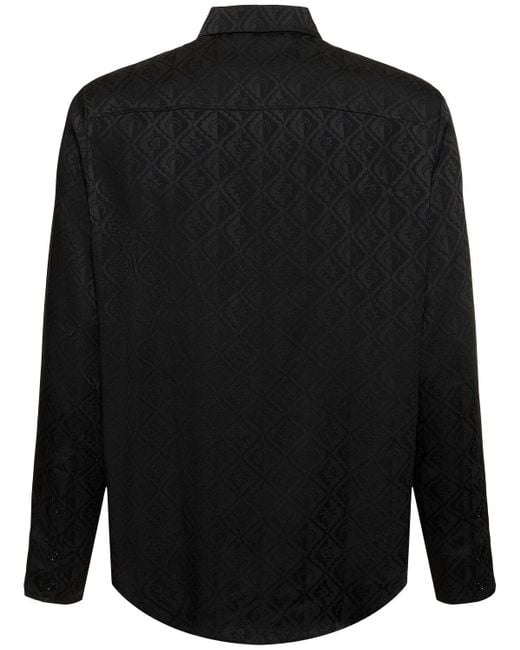 Camisa de jacquard MARINE SERRE de hombre de color Black