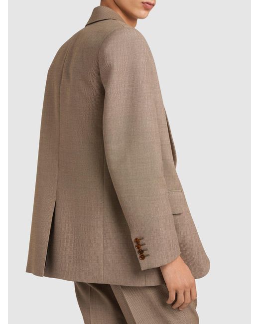 Veste en laine Saint Laurent pour homme en coloris Brown