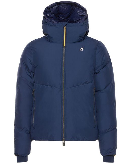 KWay Synthetic Hugol Termo Nylon Down Jacket in Blue for Men Lyst UK