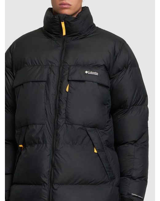 Columbia Black Ballistic Ridge Oversized Puffer Jacket for men