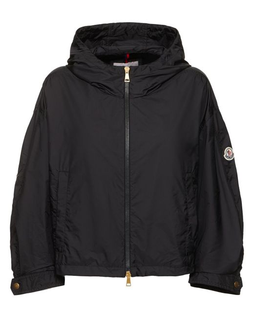 Moncler Black Vizille Nylon Rain Jacket