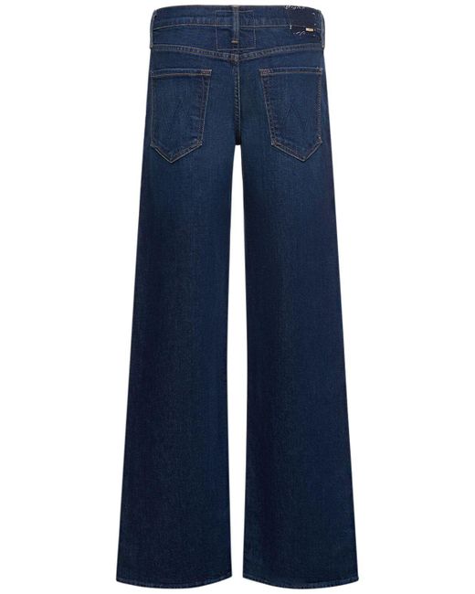 Mother Blue The Down Low Spinner Heel Jeans