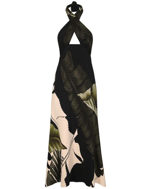 Johanna Ortiz Black Midikleid "elegant Expedition"