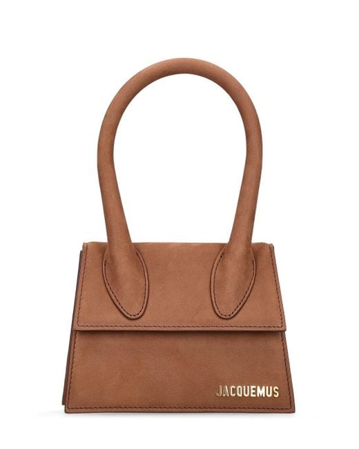 le chiquito long leather top handle bag