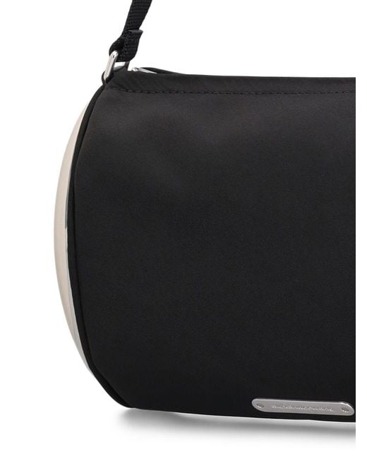 Alexander Wang Black Schultertasche Aus Nylontwill "dome Barrell"