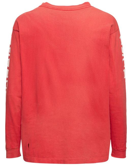 Camiseta de algodón Saint Michael de hombre de color Red