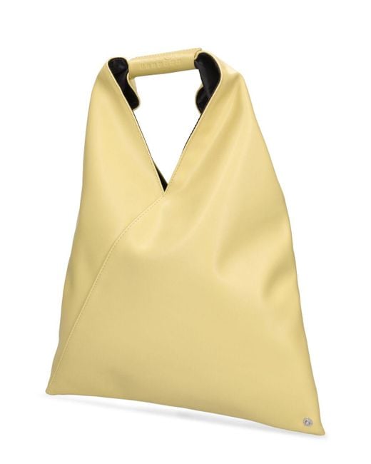 Petit sac cabas japonais en simili-cuir MM6 by Maison Martin Margiela en coloris Yellow