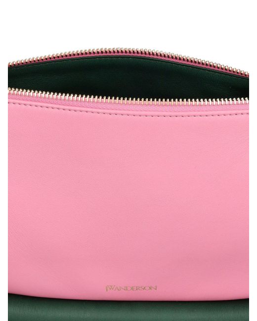 J.W. Anderson Pink The Bumper-15 Leather Shoulder Bag