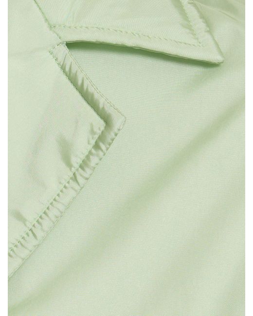Aspesi Green Nylon Single Breast Jacket
