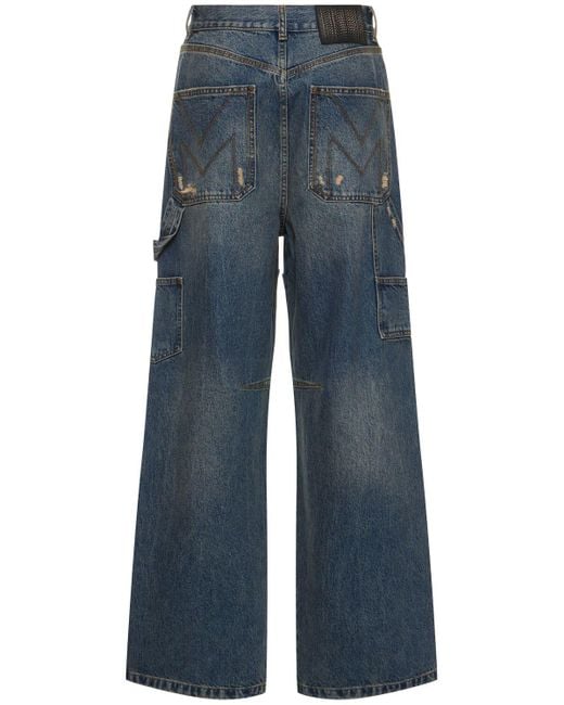 Jeans carpenter oversize Marc Jacobs de color Blue