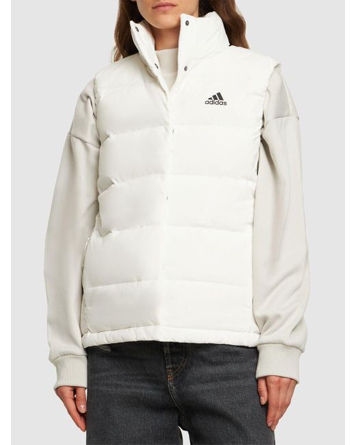 Adidas Originals Natural Helionic Logo Zip Up Vest