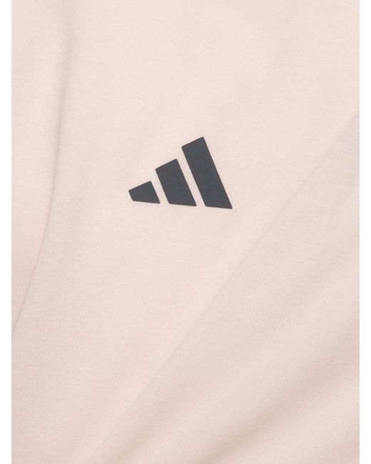 Adidas Originals Pink Yoga Short Sleeve T-shirt for men