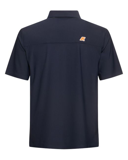 Hombre Polo De Algodón K-Way de hombre de color Blue
