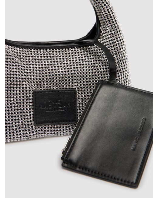 Marc Jacobs Blue Handtasche Mit Kristallen "the Mini Sack"