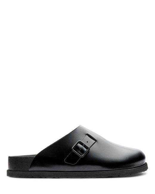 Birkenstock 1774 Black Niamay Shiny Leather Sandals for men