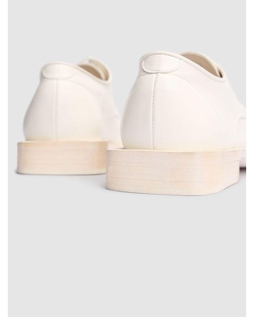 Lemaire Derby-schnürschuhe "anatomic" in White für Herren