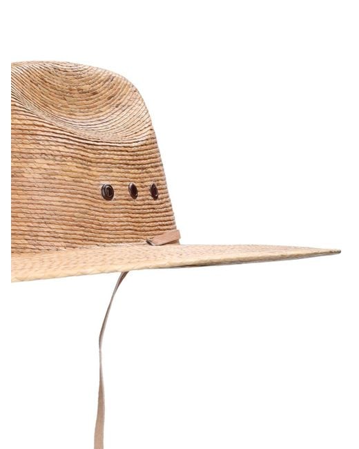 Lack of Color White Western Palma Hat