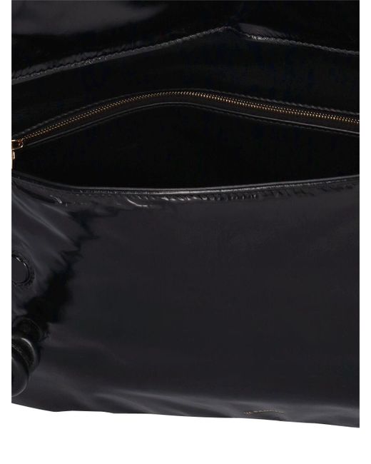 Jil Sander Black Medium Knot Leather Shoulder Bag