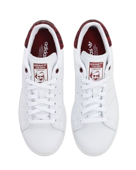 Leather Stan Smith Sneakers in White 