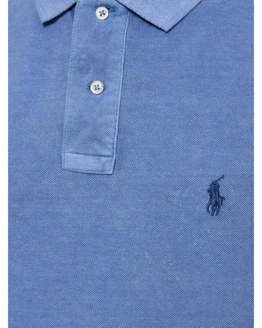 Polo en mesh à manches courtes Polo Ralph Lauren pour homme en coloris Blue