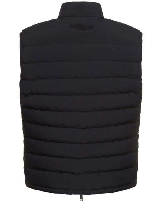 Zegna Black Stratos Down Vest for men