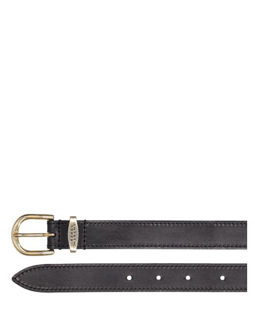 Isabel Marant White Zadd Leather Belt