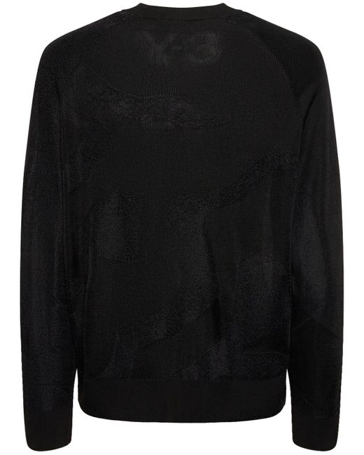 Y-3 Stricksweater in Black für Herren