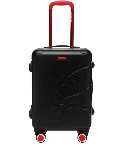 Sprayground Black Sharkitecture Carry-on Luggage for men