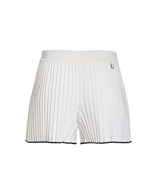 Shorts le short maille plissé in maglia di Jacquemus in White